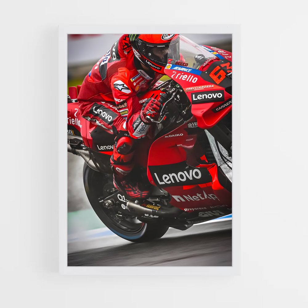 Poster somptueux de la Desmosedici GP – affiche Ducati (vue 3)
